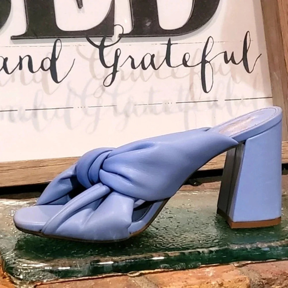 Sam & Libby Heel Sandals Sintectico Wmns Sz 8 - Picture 3 of 9